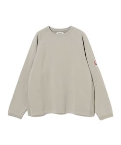 C.E / HALF PANEL RIB CREW NECK