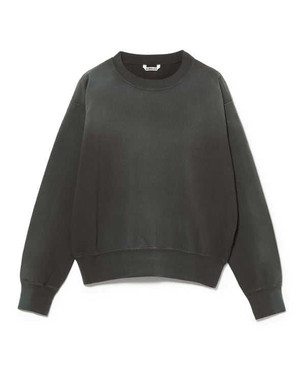 BATONER BEAMS PLUS ハーフジップ AURALEE COMOLI BEAMS（ビームス）AURALEE / PRODUCT DYED PIMA LIGHT SWEAT