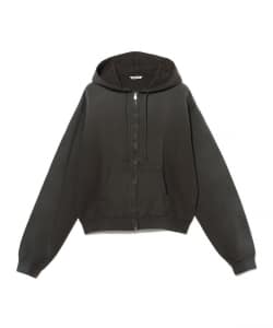 AURALEE / PRODUCT DYED PIMA LIGHT SWEAT ZIP PARKA