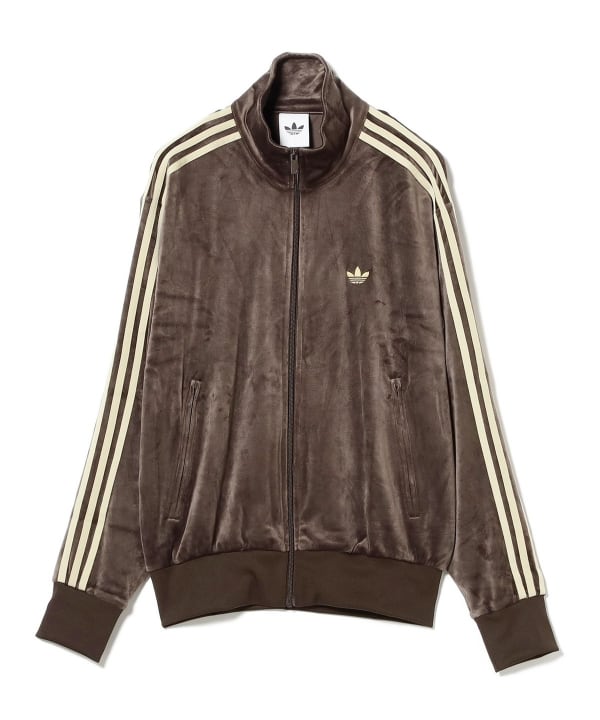 ☆2101 adidas トラックトップ ATPモデル ベロア ブラウン M〜 SST アディカラー ベロア トラックトップ / ジャージ / トラック
