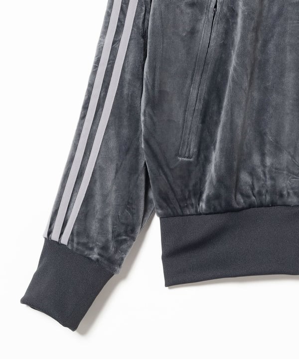 BEAMS（ビームス）adidas / FB TT ベロア トラックトップ（ブルゾン