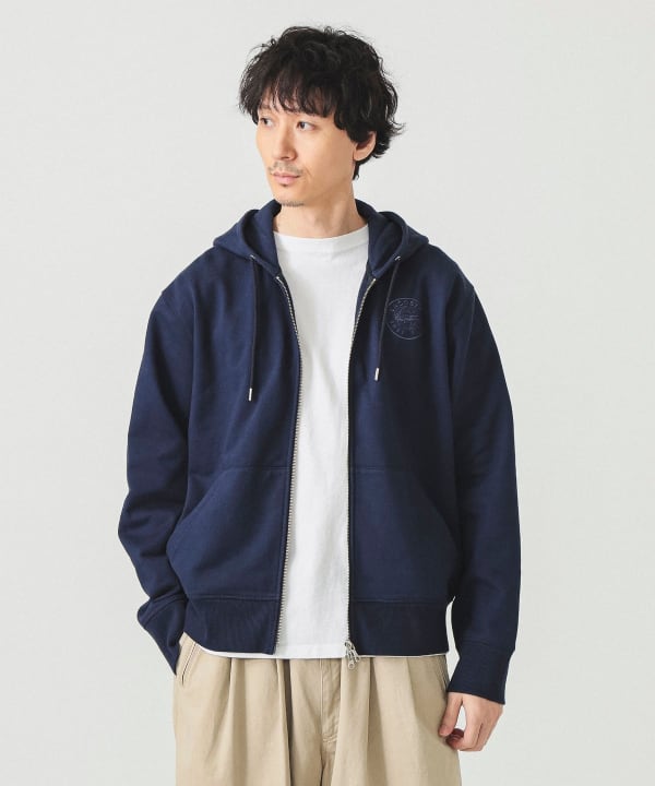 BEAMS（ビームス）【別注】LACOSTE / フルジップパーカー