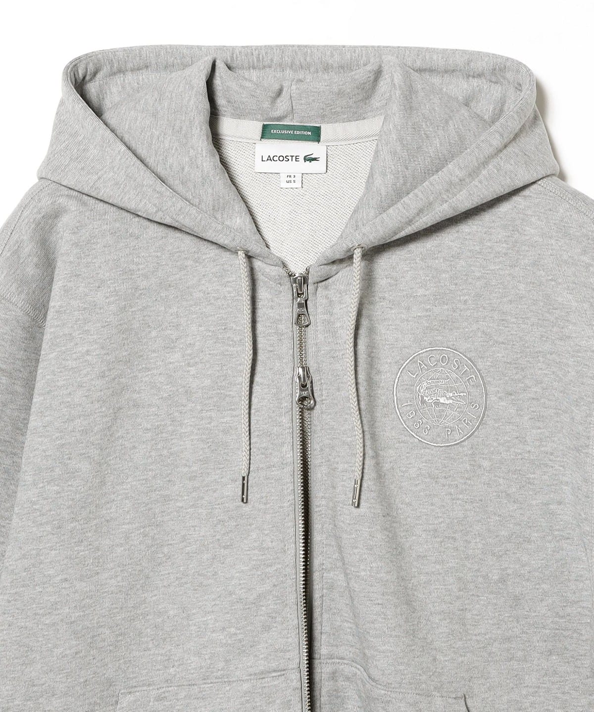 BEAMS（ビームス）【別注】LACOSTE / フルジップパーカー（トップス 