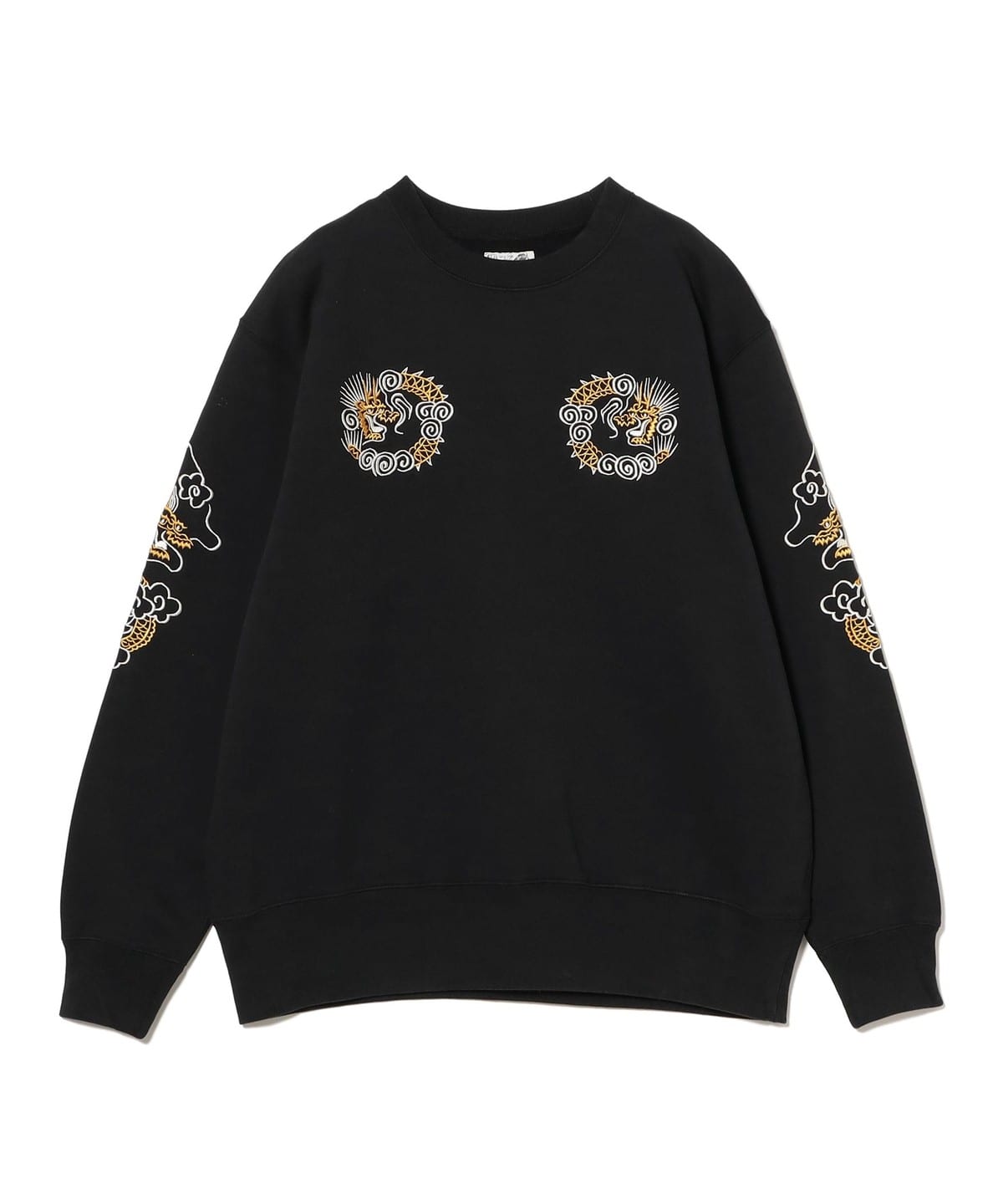 【別注】テーラー東洋 テーラートウヨウ / SUKA CREW SWEAT EMBROIDERED トップス MEN BLACK M 【別注】テーラー東洋 テーラートウヨウ / SUKA CREW SWEAT EMBROIDERED トップス MEN BLACK M