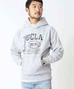 ▲Cheswick × BEAMS / 別注 プリント プルオーバーパーカ◇