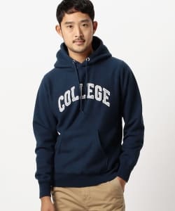 ▲BEAMS / カレッジ プルオーバーパーカ 17AW