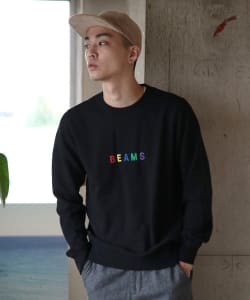 ▲BEAMS / BEAMSロゴ スウェット