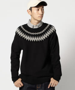 ▲BEAMS / スノーパターン スウェット