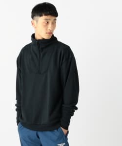 ▲BEAMS / テック ハーフジップ スウェットシャツ