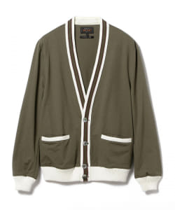 ▲BEAMS PLUS / ニットシアサッカー カーディガン