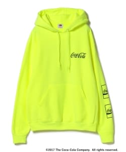 ▲Coca Cola by BEAMS / Logo Hoodie