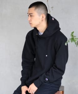 ▲Champion × BEAMS / 別注 ビッグ プルオーバー パーカ