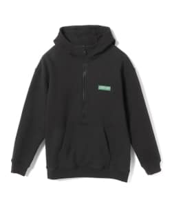 BRAIN-DEAD / Half Zip Hoodie