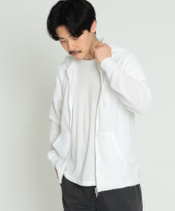 ▲BEAMS / メッシュ ジップ パーカ