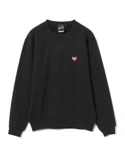 ▲BEAMS T / BLACK HEART × CREEP LOGO Crewneck Sweatshirt