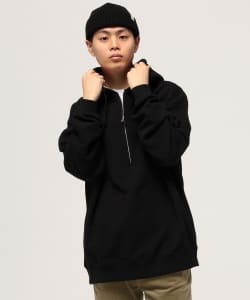 ▲BEAMS / スウェット ハーフジップ フーディー