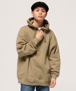 ▲BEAMS / スウェット ハーフジップ フーディー