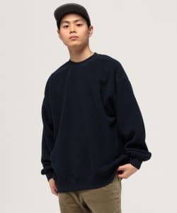 ▲BEAMS / ボア フリース クルーネック スウェットシャツ