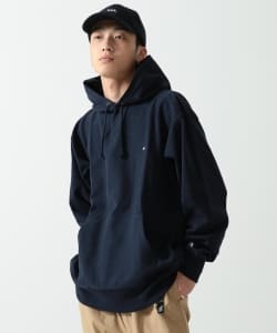 ▲Champion × BEAMS / 別注 リバースウィーブ ビッグ パーカ