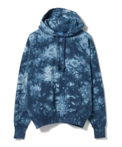 BEAMS JAPAN / インディゴ タイダイ パーカ