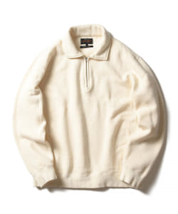 ▲BEAMS PLUS / スウェット ハーフジップ