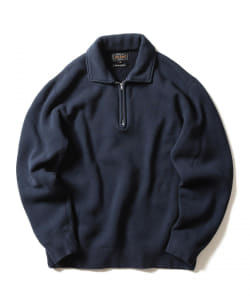 ▲BEAMS PLUS / スウェット ハーフジップ