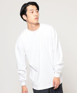 ▲BEAMS / カラー クルーネック スウェット