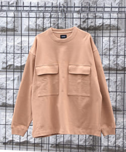 ▲BEAMS / スモック クルーネック スウェットシャツ