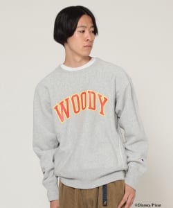 ▲Champion × BEAMS / 別注 プリント スウェット