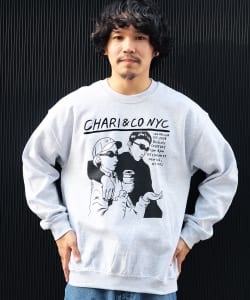 ▲CHARI&CO / NOISE PUNK CREWNECK SWEATS