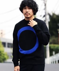 ALOYE / Circle Color Block Sweatshirt