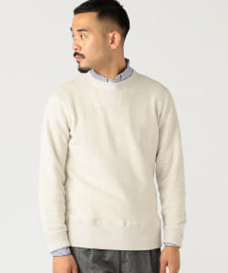 ▲LOOPWHEELER × BEAMS PLUS / 別注 アスレチック クルーネック スウェット