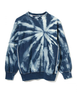 ▲orSlow × BEAMS / 別注 インディゴ タイダイ スウェット