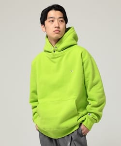 ▲Champion × BEAMS / 別注 スナップ ビッグパーカ