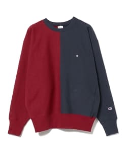 Champion × BEAMS JAPAN / 別注 2トーン スウェットシャツ