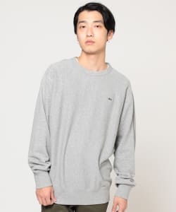 ▲LACOSTE / ワンポイント クルーネック スウェット