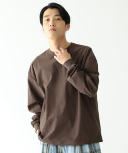 ▲BEAMS / 2WAY ストレッチ クルーネック カットソー