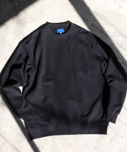 ▲BEAMS / ベーシック クルーネック スウェット