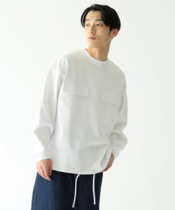 ▲BEAMS / スモック クルーネック スウェット