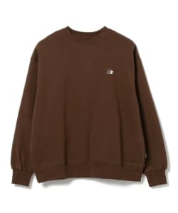 ▲STARTER BLACK LABEL × BEAMS / 別注 ロゴ クルーネック スウェット