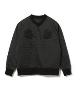 ▲DOWN NORTH CAMP / QUILT CREWNECK