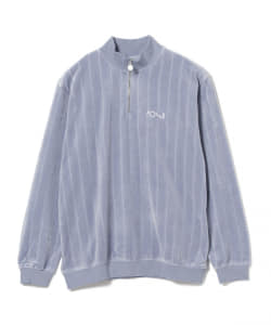 ▲POLAR SKATE CO. / ベロア ハーフジップ スウェット