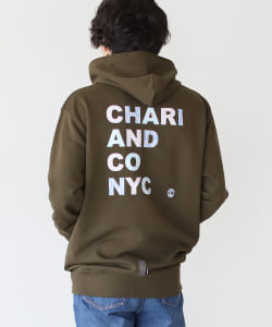 CHARI&CO × BEAMS T / 男裝 動物紋路 Logo 連帽衛衣