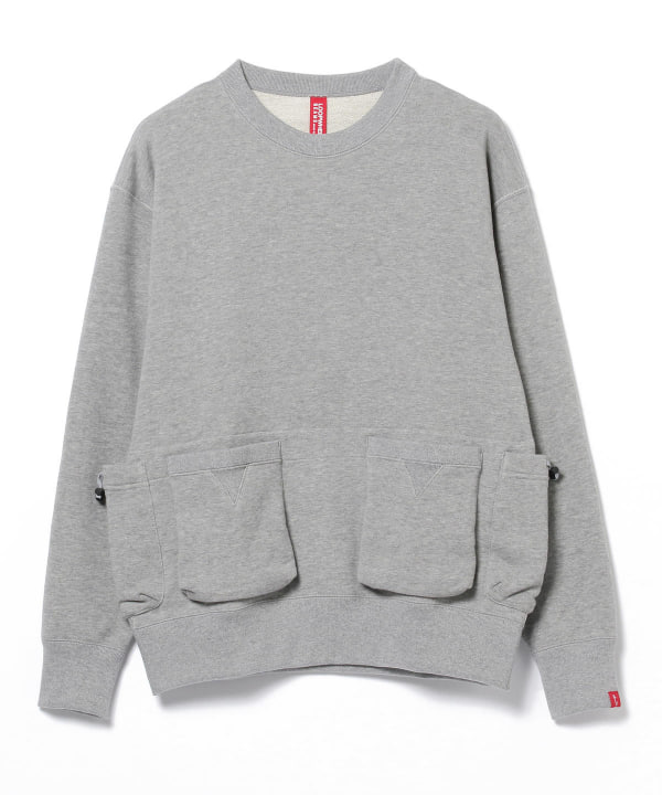 LOOPWHEELER × BEAMS JAPAN イチゴクルーネック レッド - 通販