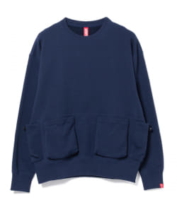 LOOPWHEELER × BEAMS JAPAN / 別注 "苺" クルーネック スウェット