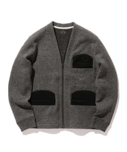 ▲BEAMS PLUS / フリース ハンティング カーディガン