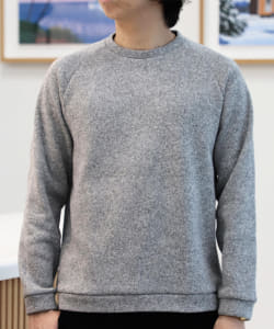 ▲BEAMS / ニットフリース クルーネック