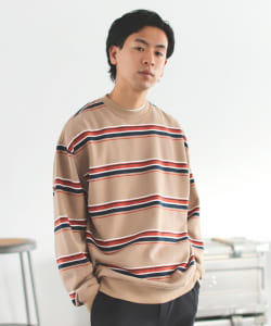 ▲BEAMS / ボーダー スウェット