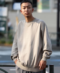 AURALEE / ELASTIC HIGH GAUGE スウェット プルオーバー