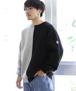 ▲CHARI&CO / SPLIT クルーネック スウェット